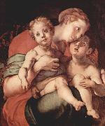 Jacopo Pontormo, Madonna mit Johannes dem Taufer